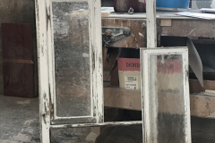 Defekte Fenster in unserer Werkstatt